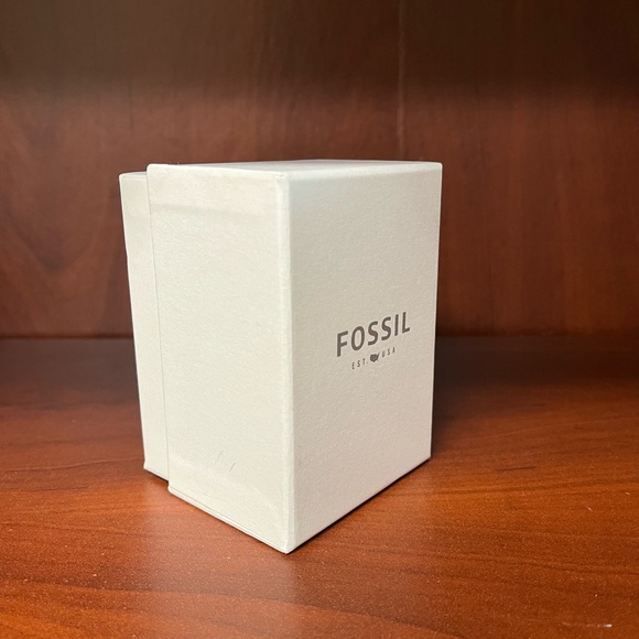 Fossil Rose Gold Tone Stainless Steel Hearts Necklace & Earring Set - Picture 10 of 10